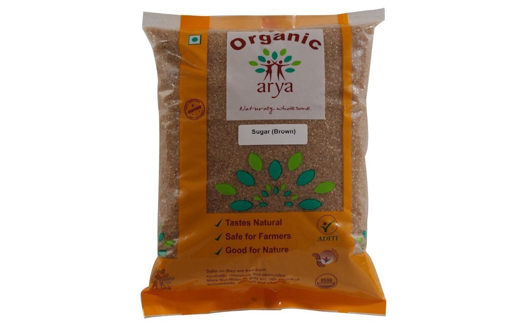 Arya Organic Sugar (Brown)    Pack  1 kilogram